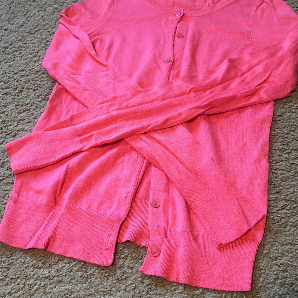 Express pink cardigan New condition - Picture 3 of 3